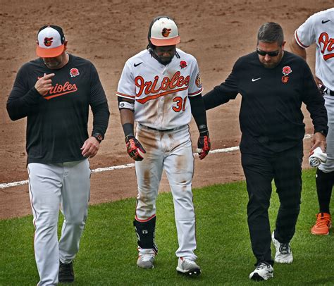 Orioles’ Cedric Mullins exits game vs. Guardians with apparent lower-body injury